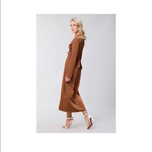 House of Lancey silk wrap Lilly maxi dress xs